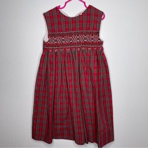 orient expressed red tartan plaid mary d dress jumper